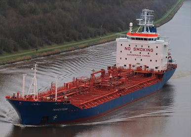 Chemical Tanker Presently in Bourgas