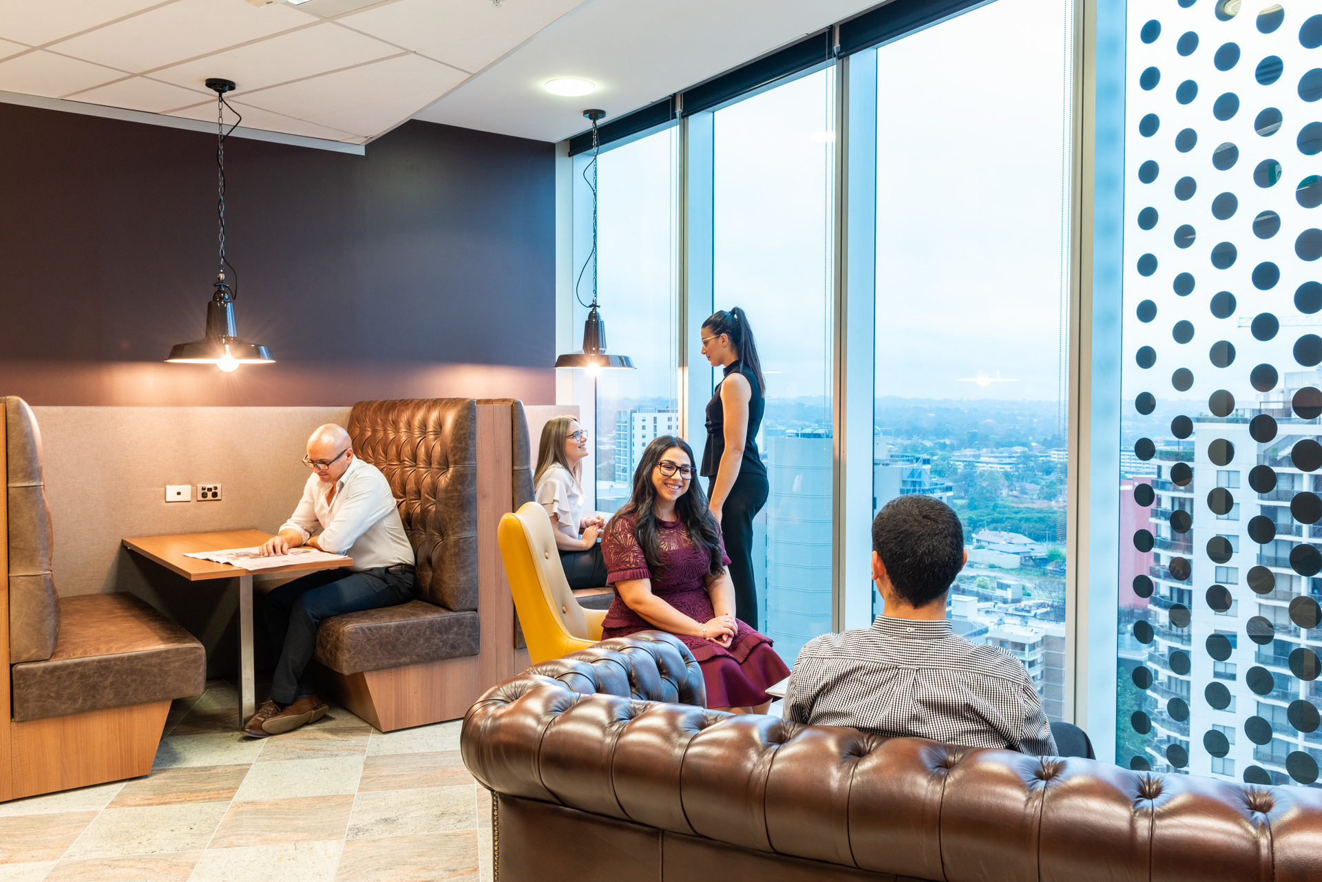 Impressive 1-person office overlooking the Adelaide Skyline